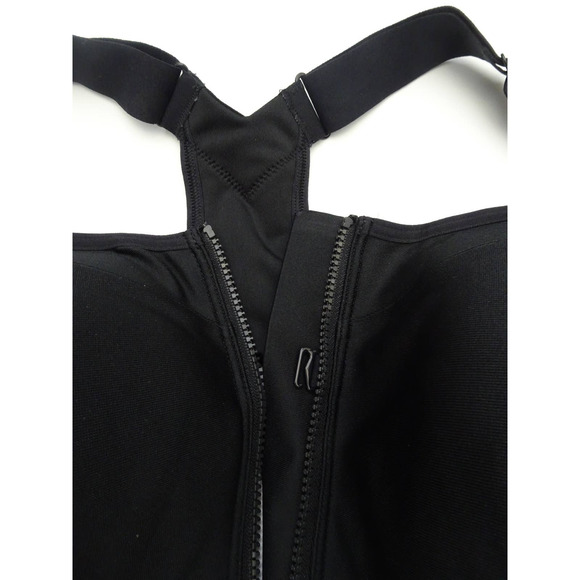 Under Armour Black Sports Bra Front Zipper, 38D - Picture 7 of 7
